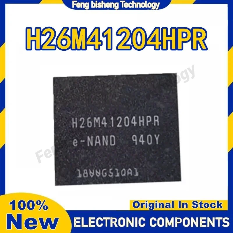 

(5piece) 100% New H26M41204HPR eMMC ver 5.1 BGA-153 H26M41204 Chipset
