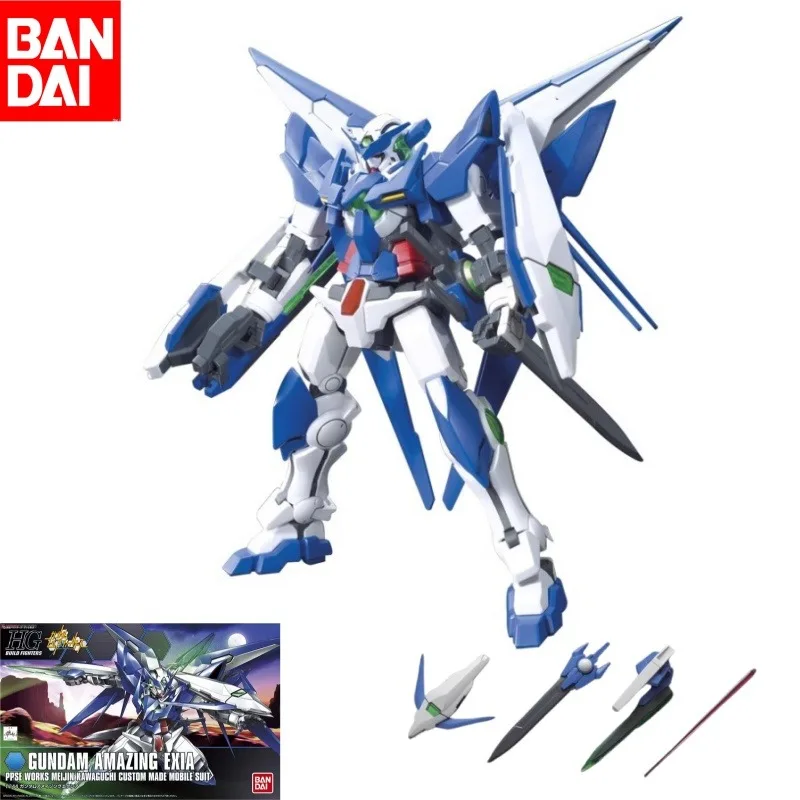 Bandai HGBF 1/144 GUNDAM AMAZING EXIA PPSE WORKS MEIJIN KAWAGUGHI CUSTOM MADE MOBILE SUIT Anime Figure Toys Gifts For Children