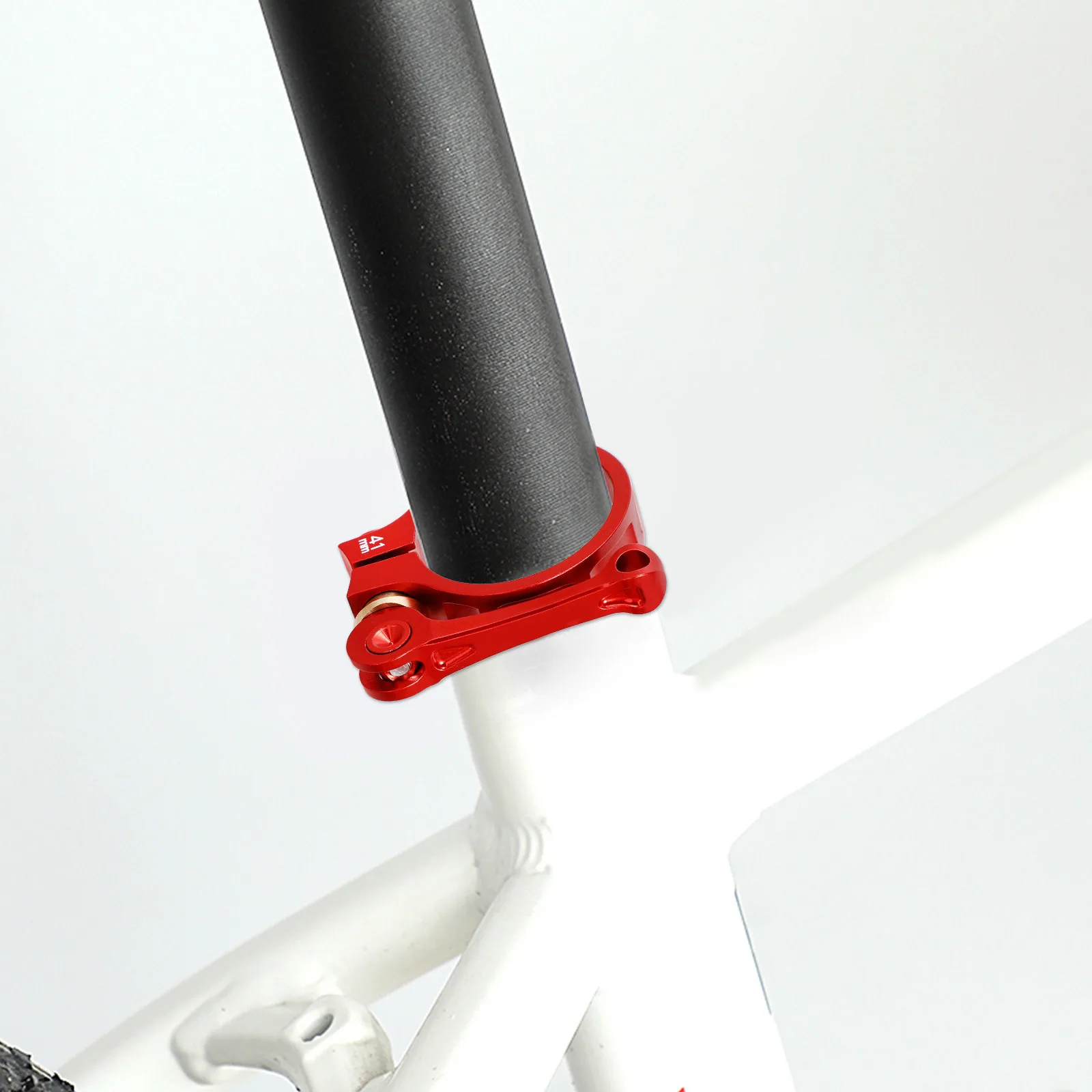 

41Mm Seat Clamp For 33.9Mm Seat Post Fine Tuning Lock Folding Bike Aluminum Alloy Compatible With Dahon Fnhon Frames Quick