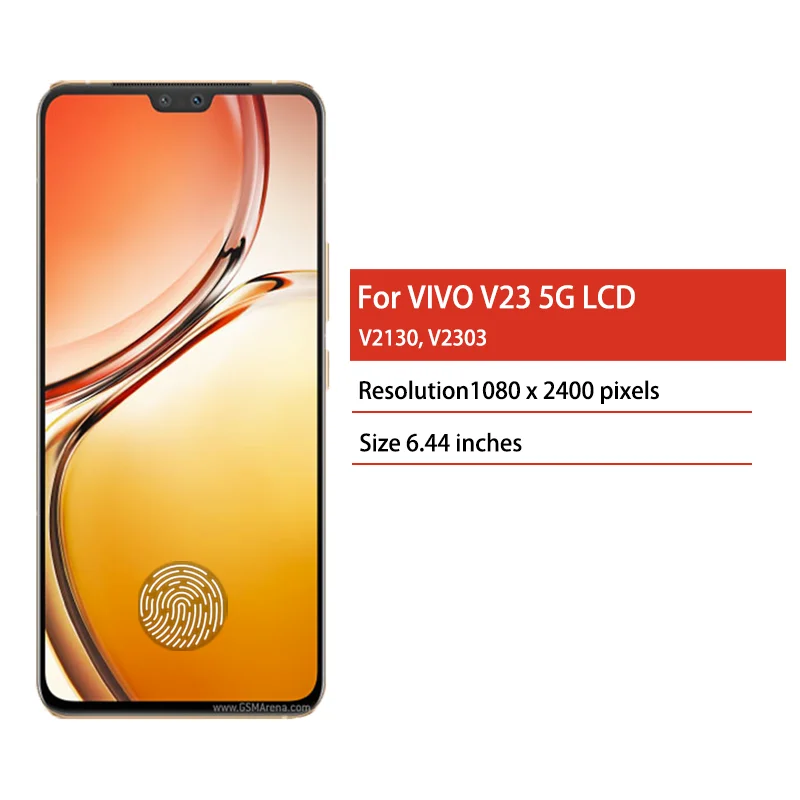 V2130 V2303 Premium Lcd For vivo V23 5G Display Touch Screen Digitizer Panel Assembly Replacement Repair Parts