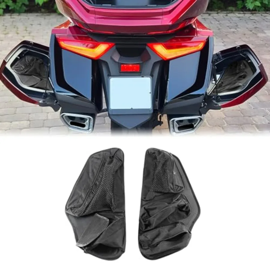 

Saddle Bag Liners for Honda Gold Wing GL1800 F6B 2018-2024 Side Bag Lid Organizer Waterproof Nylon Black Storage Solution