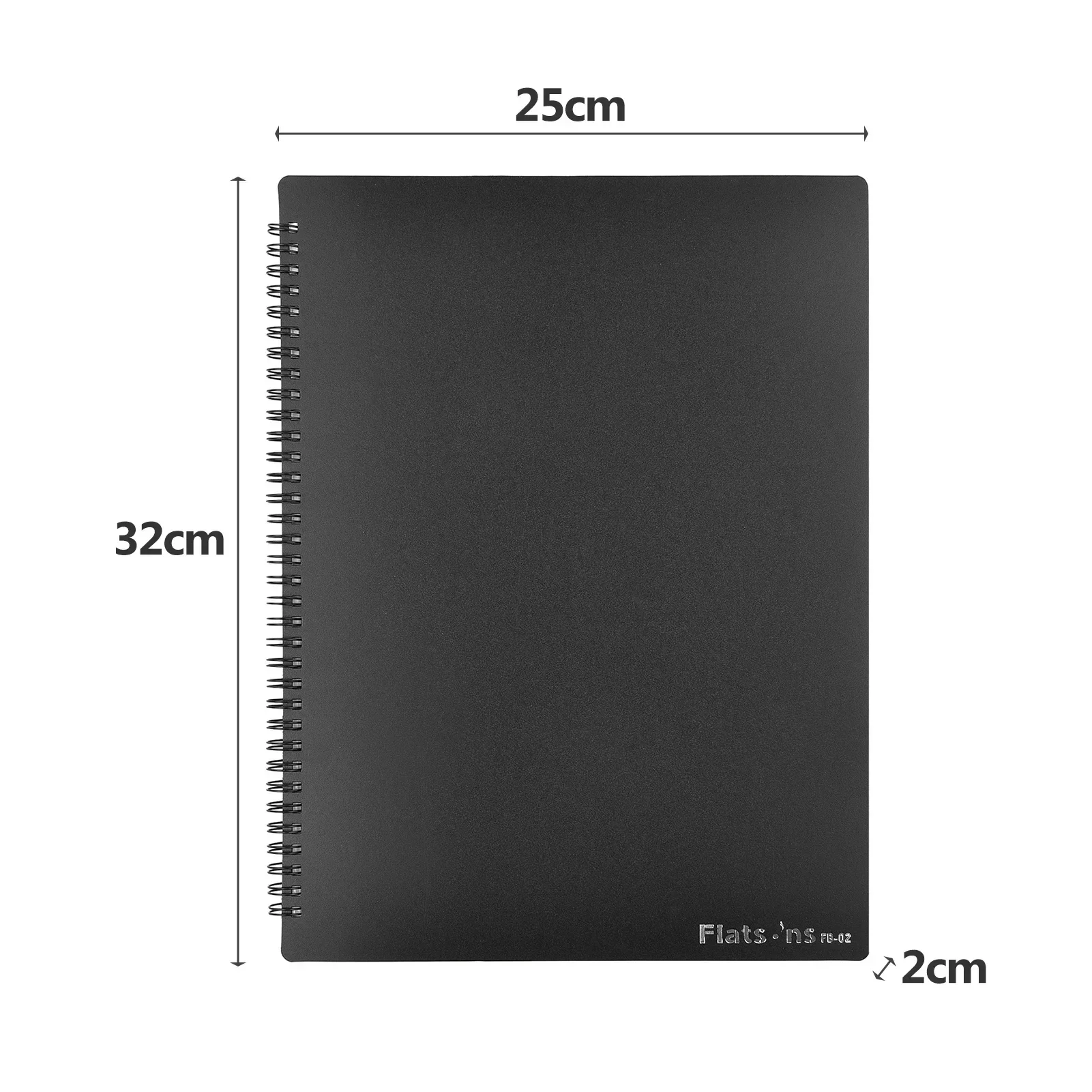 Flatsons FB-02 Music Score Holder A4 Size Paper Sheet Document File Organizer Folder 40 Pockets for Guitar Violin Piano Players