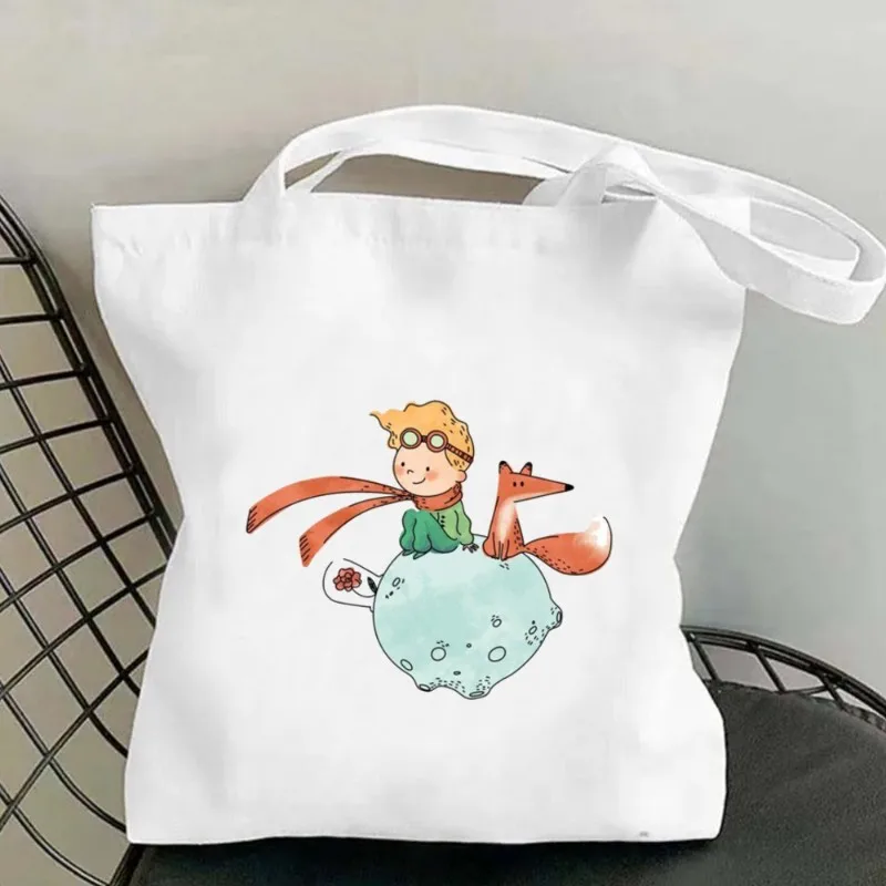 Little Prince Women Shoulder Bags Tote Bag Capacity Canvas Bag