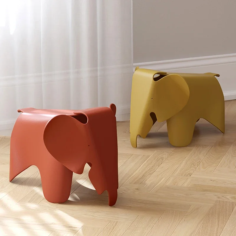 Nordic Elephant Chair Creative Living Room Decoration Plastic Cartoon Stool Home Decoration Decoration Housewarming Gift