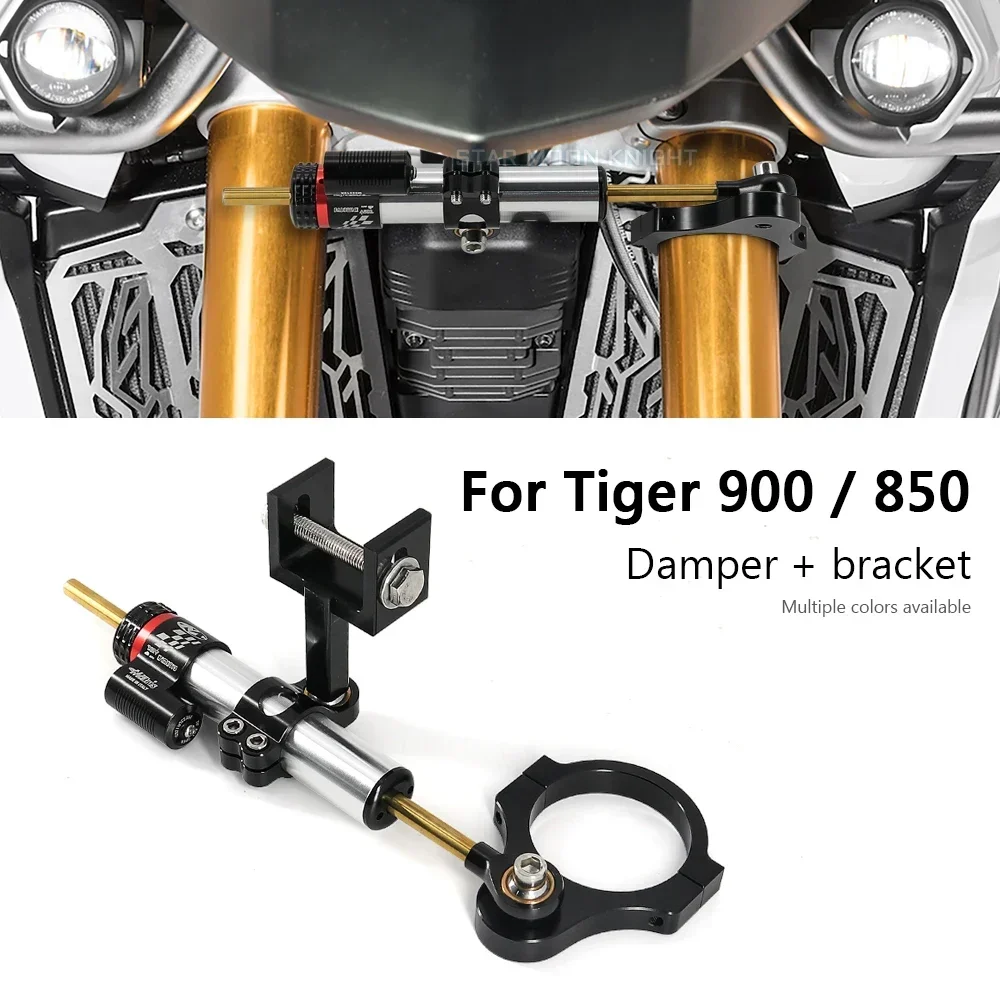 Motorcycle Steering Stabilize Damper Bracket Mount CNC Motorbike Fit for TIGER 900 GT RALLY TIGER900 Tiger 850