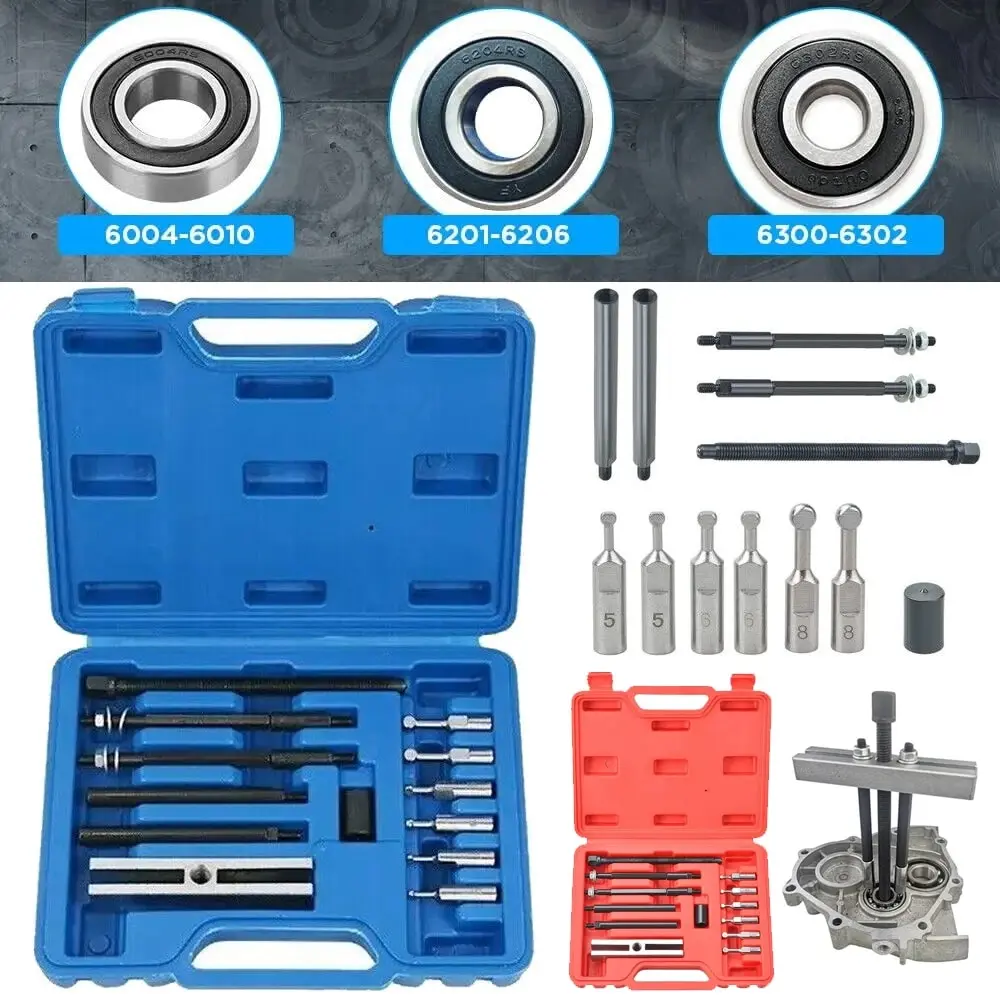 13Pcs Small Insert Bearing Race Puller Remover Tool Kit Embedded Insert Bearing Puller Professional Car Repair Tool