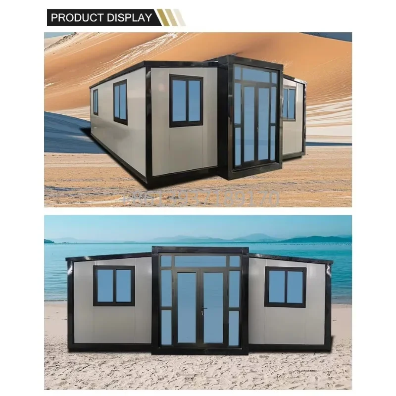 20Ft 40Ft Prefab Houses 3 Bedrooms Home House Expandable Steel Mobile Home for Home Use