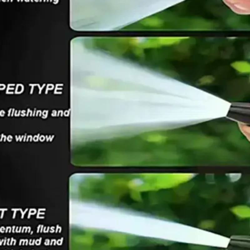Car Wash Spray  4 in  High Pressure Nozzle Adjustable Water Hose for Multipurpose Cleaning Outdoor Home Use