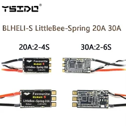 RC ESC LITTLEBEE BLHeli-s SPRING 20A 2-4S 30A 2-6S Brushless ESC Supports Mulitshot DSHOT Oneshot42 OneShot125 Multicopter