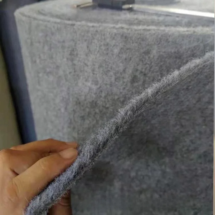 Thick Commercial Sound Absorbing Grey Carpet Whole Layout for Office Hotel Bedroom Company Noise Reduction Rug Polyester Fibe...