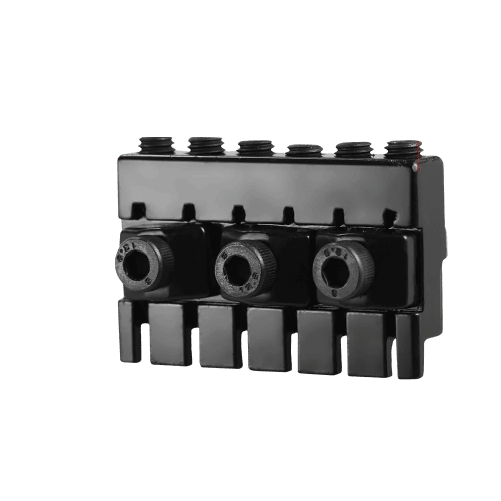 ​Zinc Alloy ​Headless Guitar Locking Nut​ ​Black ​With 2 Wrench​ ​6 String Headless Guitar Nut​ ​Headless Guitar Adapter​