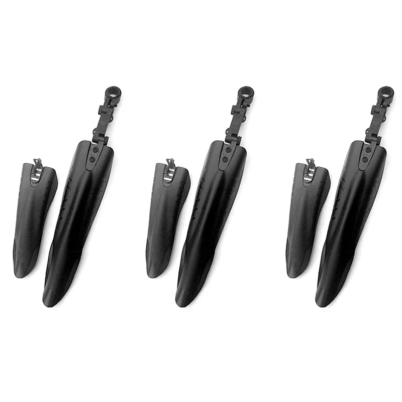 

ABST 6X черный горный велосипед дорожная шина переднее и заднее крыло комплект брызговиков Big Flying Fish