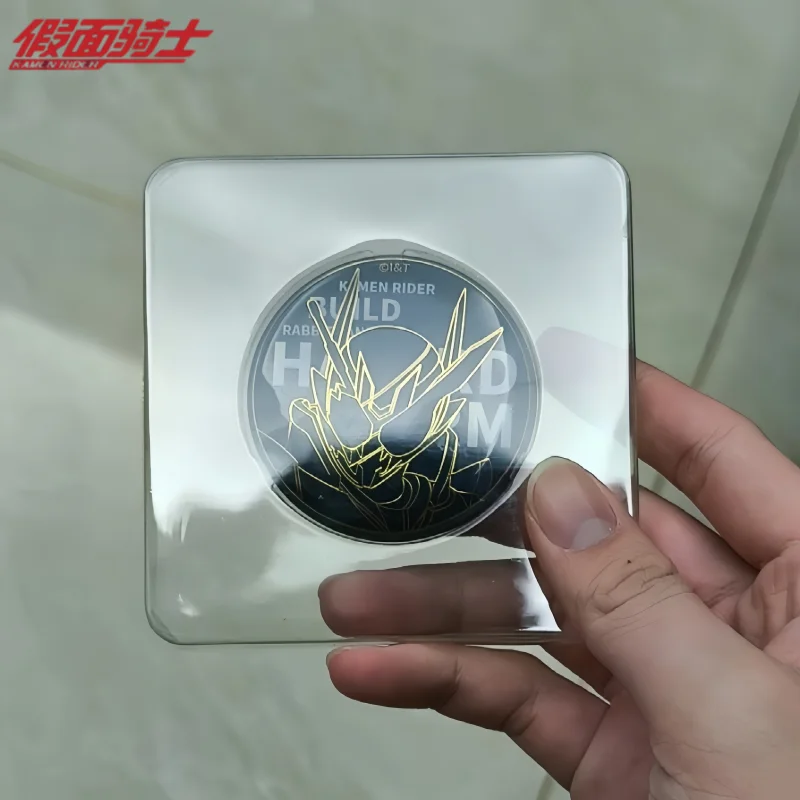 In Stock Moeyu Masked Knight Tinplate Badge Anime Surrounding Millet Box Series Collectible Pendants for Fans Gifts view 3
