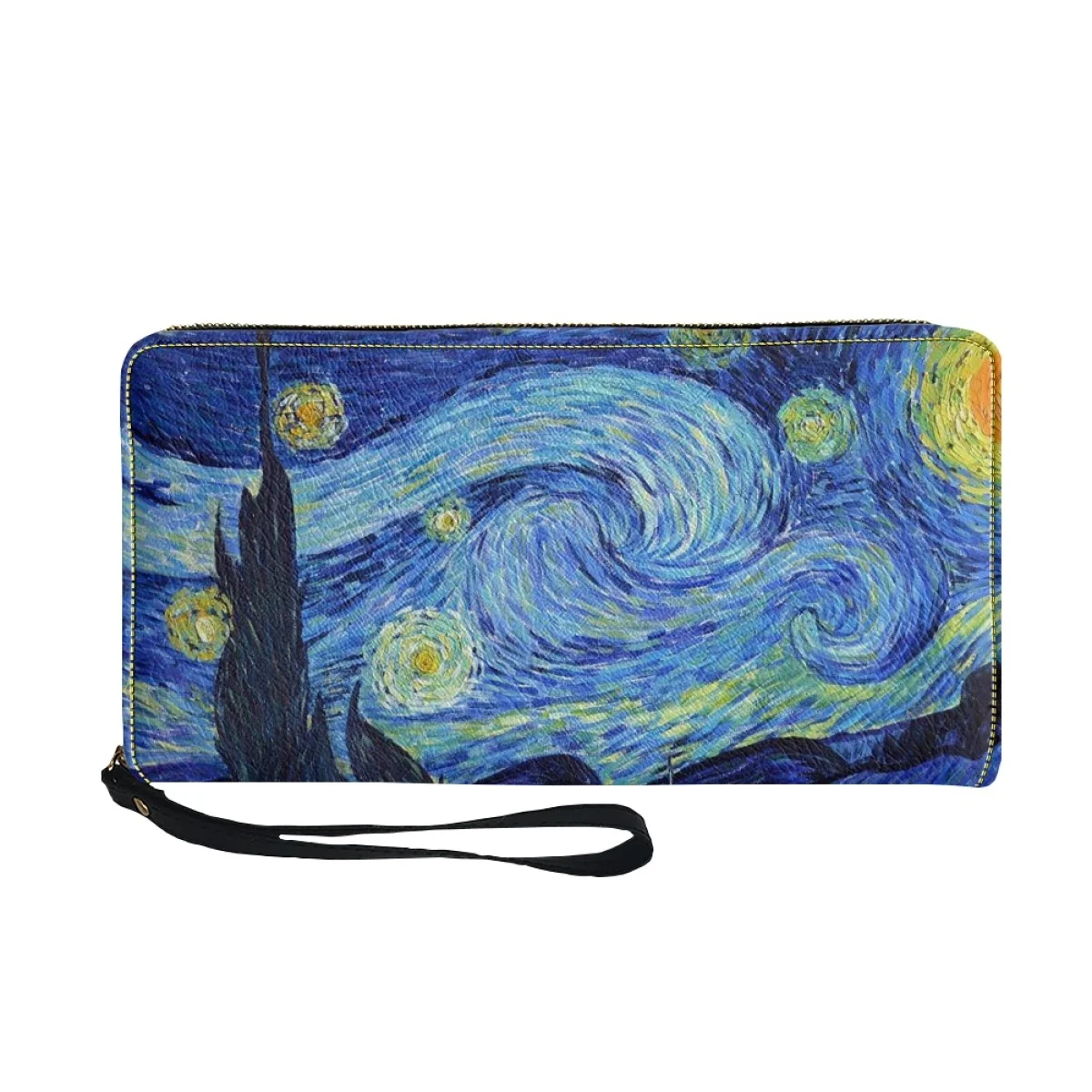 Van Gogh Olieverfschilderij Mode Vrouwen Portefeuilles Multi-Card Organisator Vrouwelijke Portemonnee Partij Clutch Billeteras Voor Tiener Meisjes Telefoon Tas