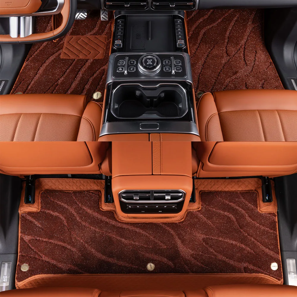 Fully Enclosed Leather Foot Pad Car Modification Accessories For Chery Jetour G700 2025 2026 Double Layered Soft Pack Carpet