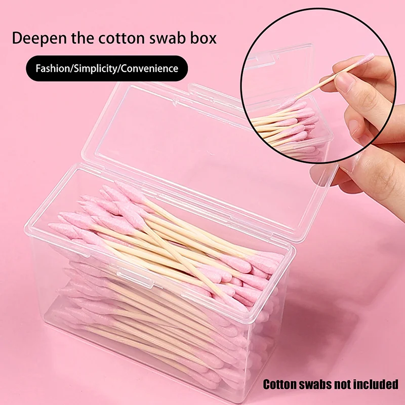 Portable Travel Medicine Cotton Swab Holder Case Dental Floss Jewelry Organizer Container Dust-proof Data Cable Storage Box