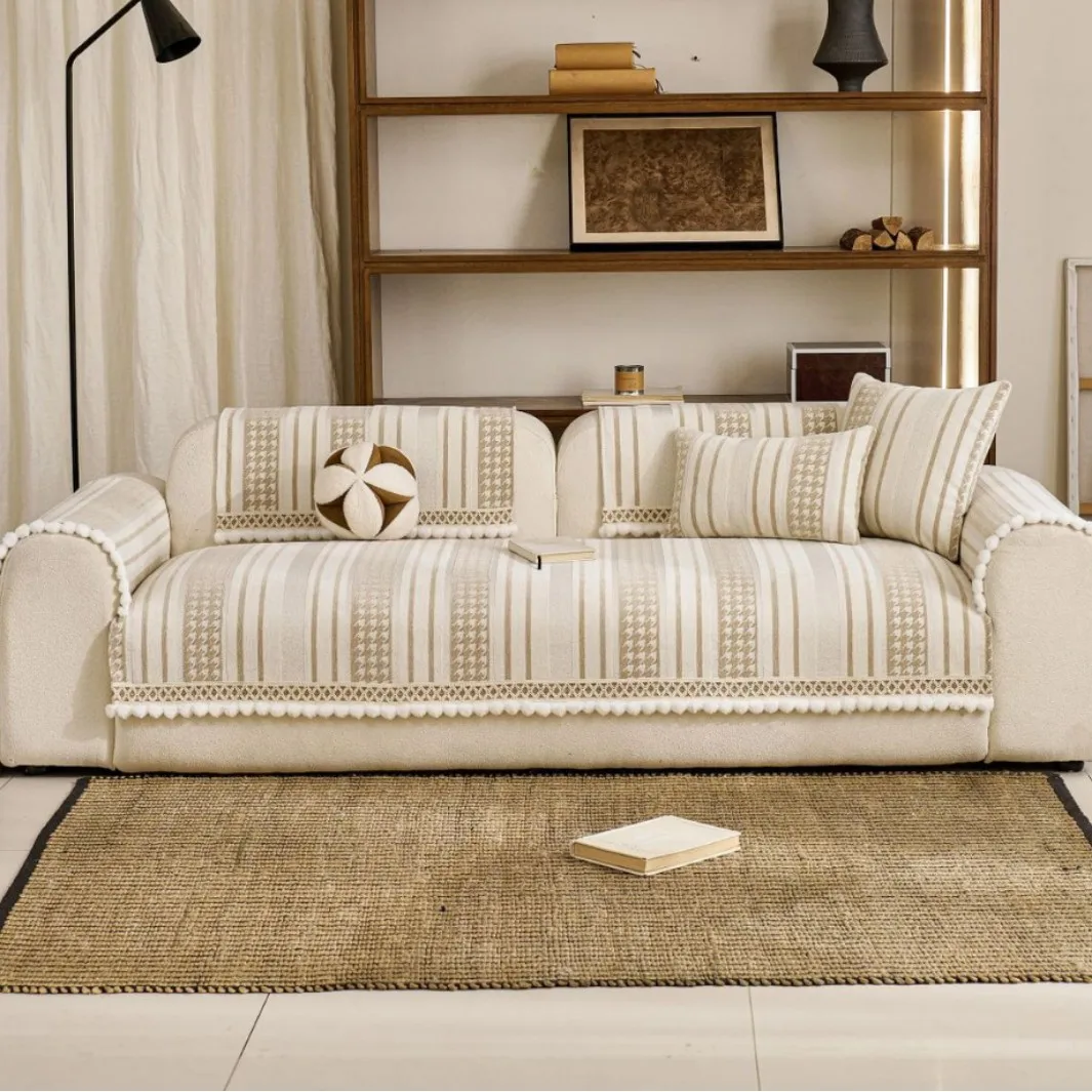 Four Seasons Universal Light Luxury Sofa Cushion 2025 New Chenille Straight Sofa Special Cushion