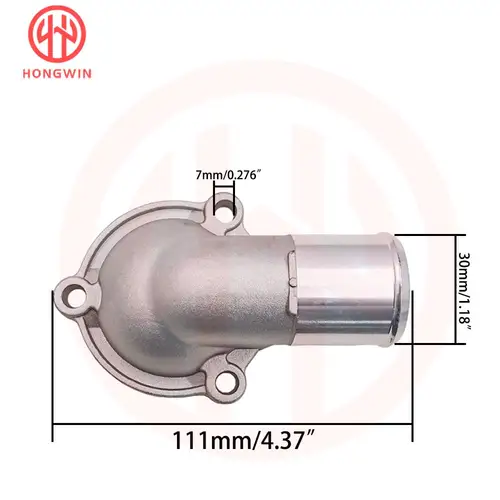Imagen 2 del producto Carcasa del termostato del refrigerante de aluminio 0RF9515172B 0RF9515172A para Kia Sportage 2.0L 1997-2002 0RF95-15172B 0RF95-15172A