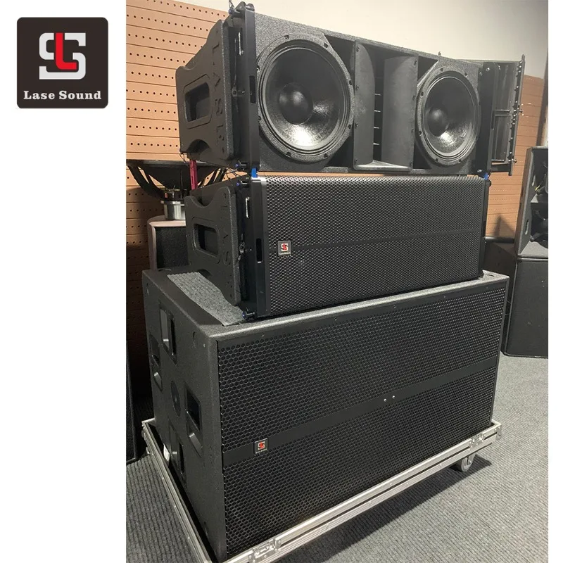 12 Inch Neodymium Magnet Line Array Speaker with Amplifier Professional Audio System