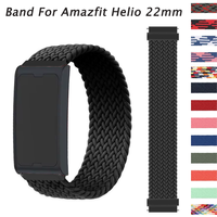 22mm Nylon Braided SOLO LOOP Strap for Amazfit Helio Sport for Amazfit Helio/Balacne/Cheetah Pro/BIP 6 5 22mm Universal Band