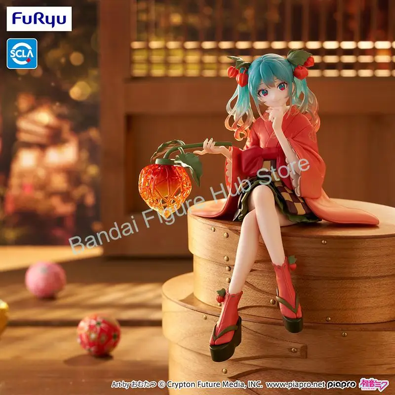 In Stock FuRyu Noodle Stopper Hatsune Miku Flower Fairy -Physalis Ver.- PVC 15CM Anime Action Figures Model Collection Toy view 6