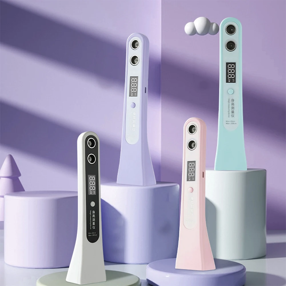 Ultrasonic Digital Height Measuring Ruler High Accuracy Portable Height Measuring Device Electronic Height Ruler for Adults Kids