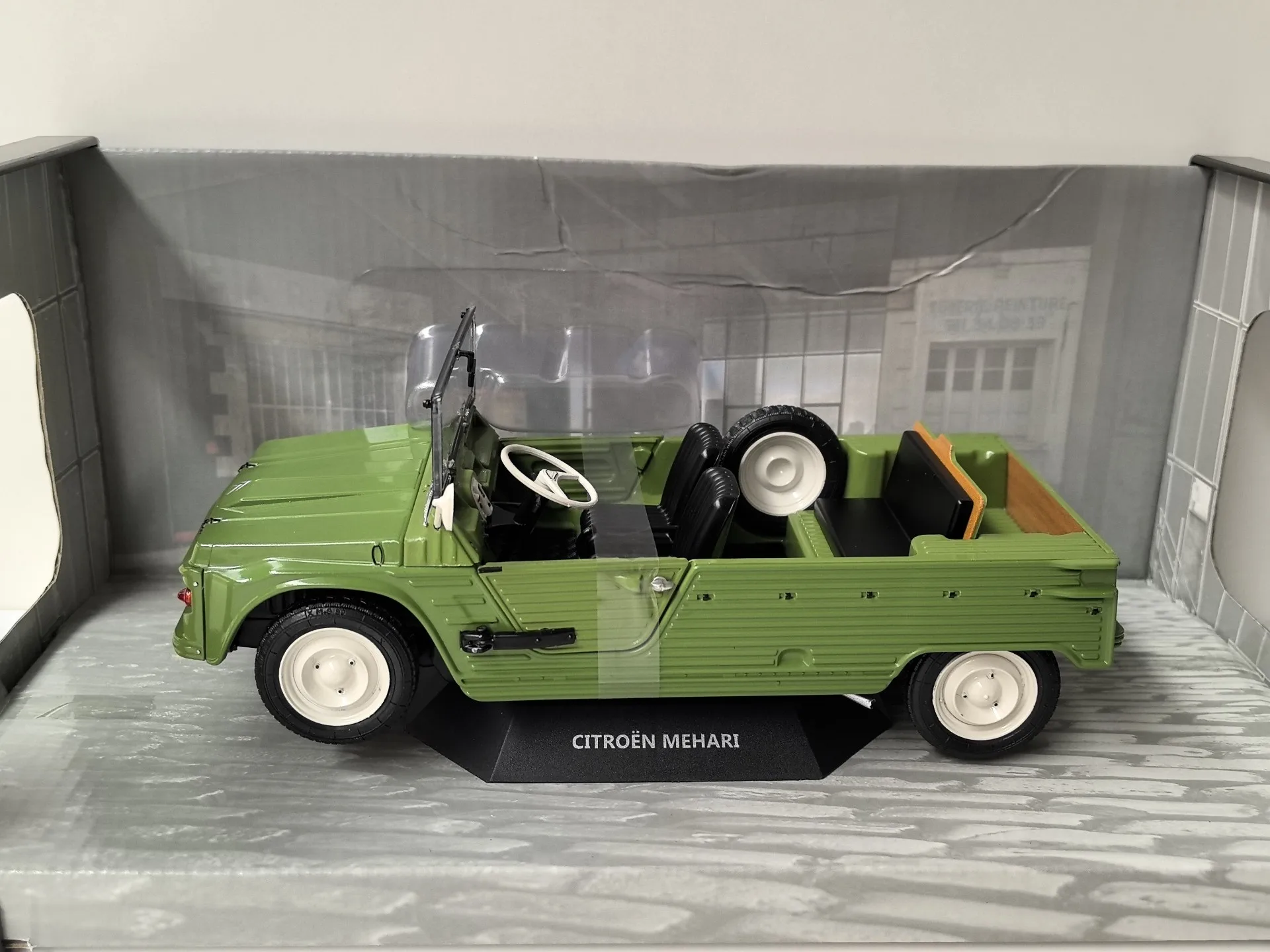Diecast SOLIDO CITROEN MEHARI MK1 1969, Citroen-Legierungsautomodell im Maßstab 1:18, Sammlerspielzeug, Geschenk, Souvenir, Display-Ornament