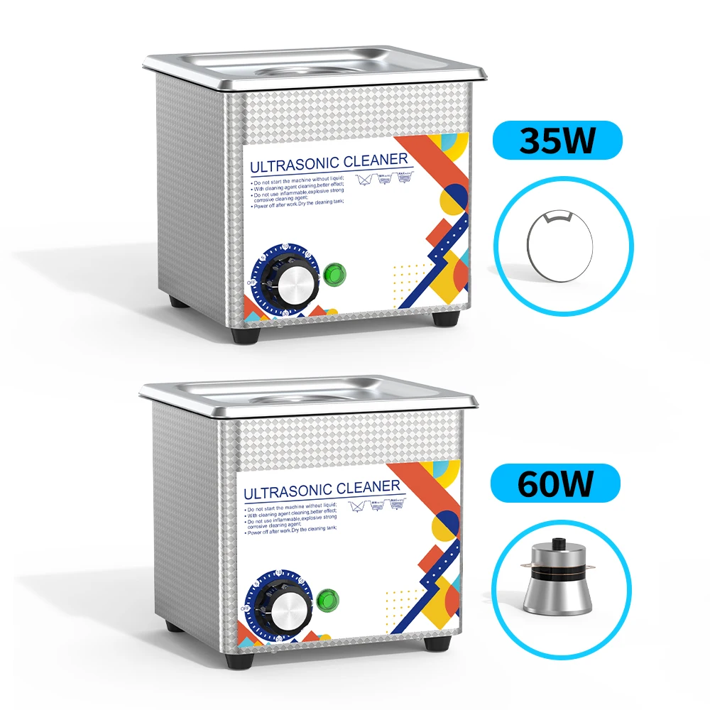 Granbosonic 40KHz ความถี่ 60W 2L Ultrasonic Cleaner สําหรับแว่นตาเครื่องประดับทันตกรรม 3D รุ่นหัวฉีดขนาดเล็ก