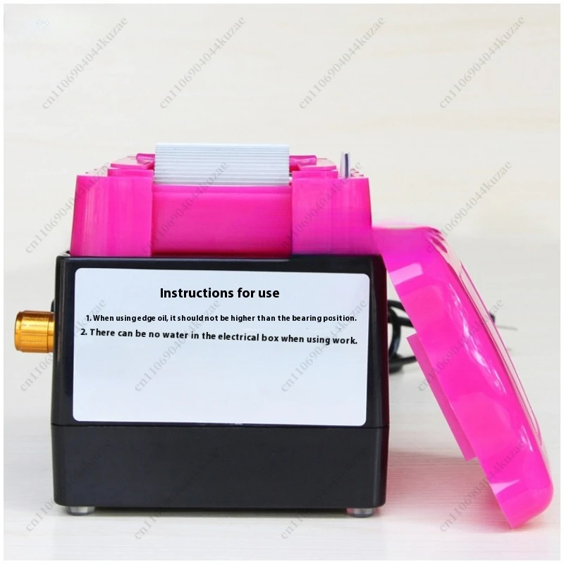 220V Electric Leather Edge Oil Painting Machine for Wallets & Belts, Edge Dyeing Tool