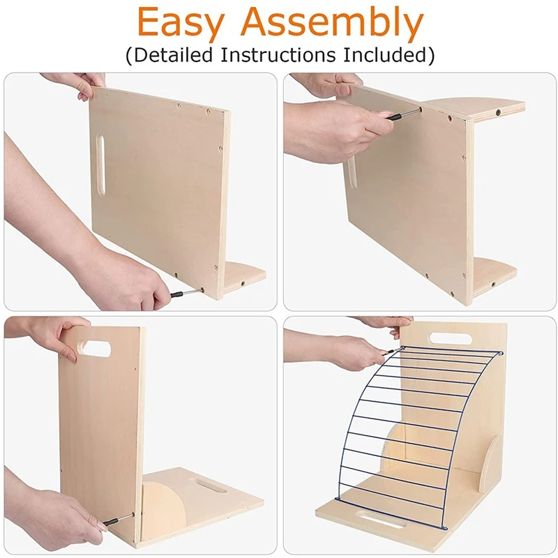 Clipboard Holder, Clipboard Storage Rack Wooden Clipboard Holder With Sturdy Metal Shelf Organizer For Classroom Office