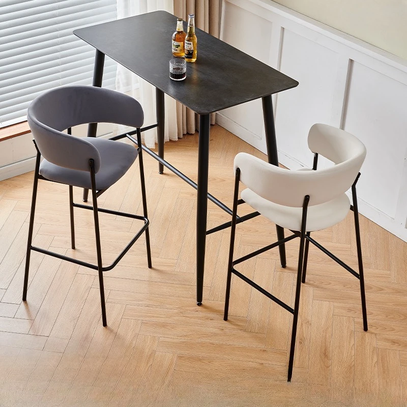 Bar chairs, household high stools, simple back chairs