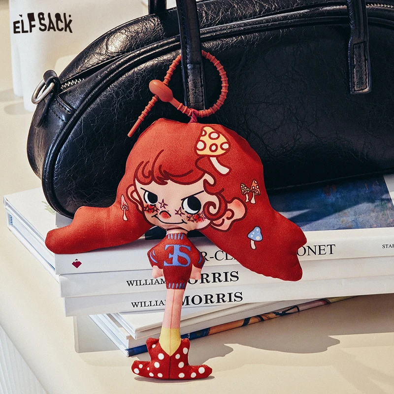 

ELFSACK 2025 Spring New Arrivals [Ai Maomao] Original Girl Print Cute Bag Charm