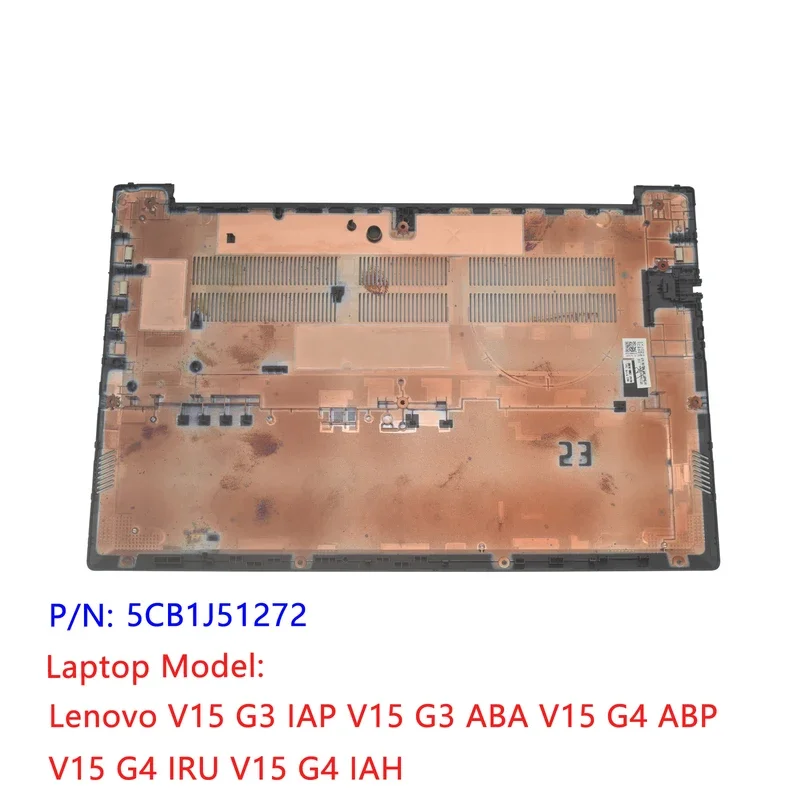 Negro nuevo original para Lenovo V15 G3 IAP V15 G3 ABA V15 G4 ABP V15 G4 IRU V15 G4 IAH cubierta inferior cubierta base minúscula 5cb1j51272