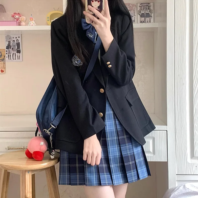 costume-version-japonaise-et-coreenne-pour-filles-uniforme-jk-de-style-collegial-petit-ensemble-complet-de-costume-jupe-plissee-d'automne-et-d'hiver