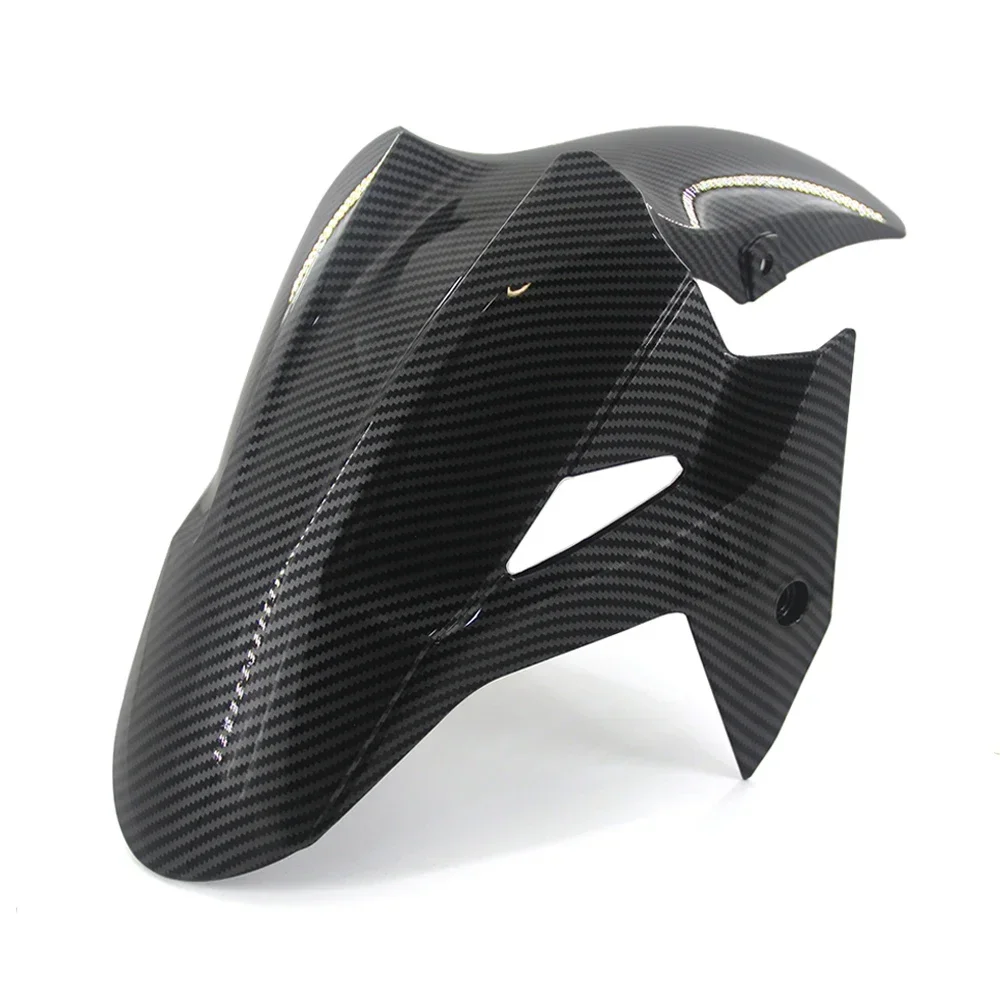 For Kawasaki Z400 2018-2023 Motorcycle Accessories Front Fender Cover Protector Mudguard Fairings Carbon Fiber image 2