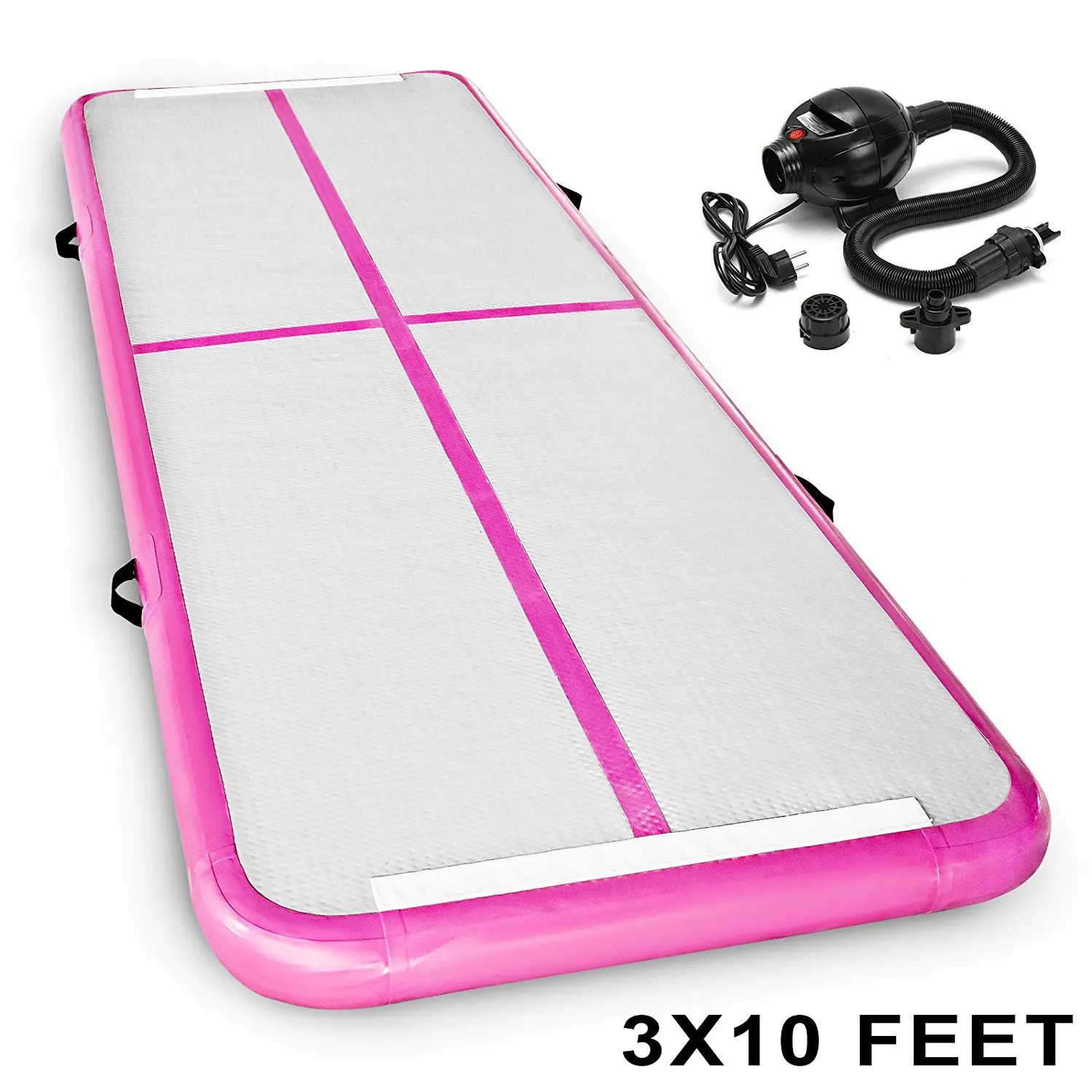 

Free Shipping 3x1x0.1m Gymnastics Inflatable Air Track Tumbling Mat Floor With Electric Pump For Backyard/Water Sports/Beach/Par