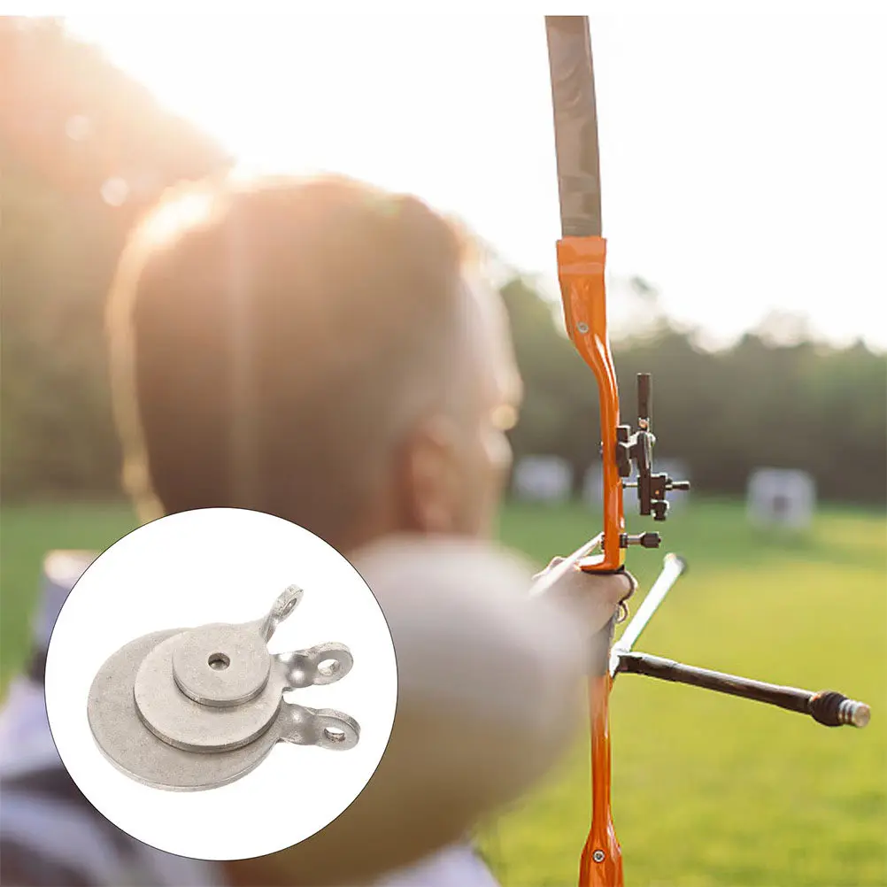 

24 шт. прочных металлических мишеней из нержавеющей стали для стрельбы на открытом воздухе, для тренировок, подвесные