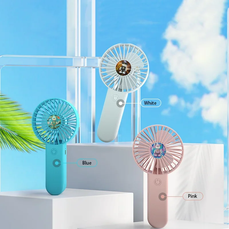 Handheld Mini Portable USB Rechargeable Electric Fan, 3 Speed High Wind Pocket Fan, Summer Outdoor Fan, 1Pc