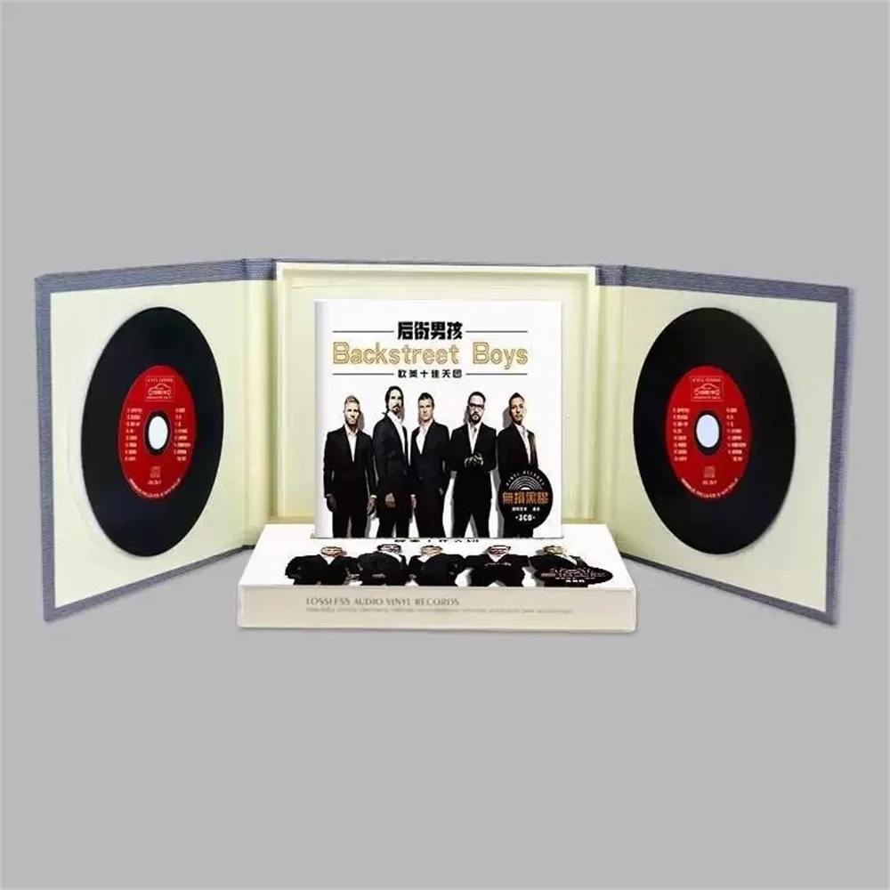 قرص باك ستريت بويز كلاسيكي إنجليزي مجموعة موسيقى البوب قرص مضغوط للسيارة قرص لاصق أسود منزلي