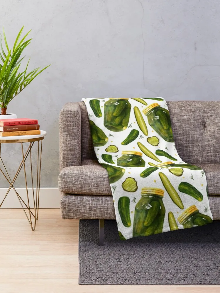 Pickles Pickles Pickles by Christine Leader Throw Blanket Hair Luxury Thicken Heavy wednesday For Decorative Sofa Blankets