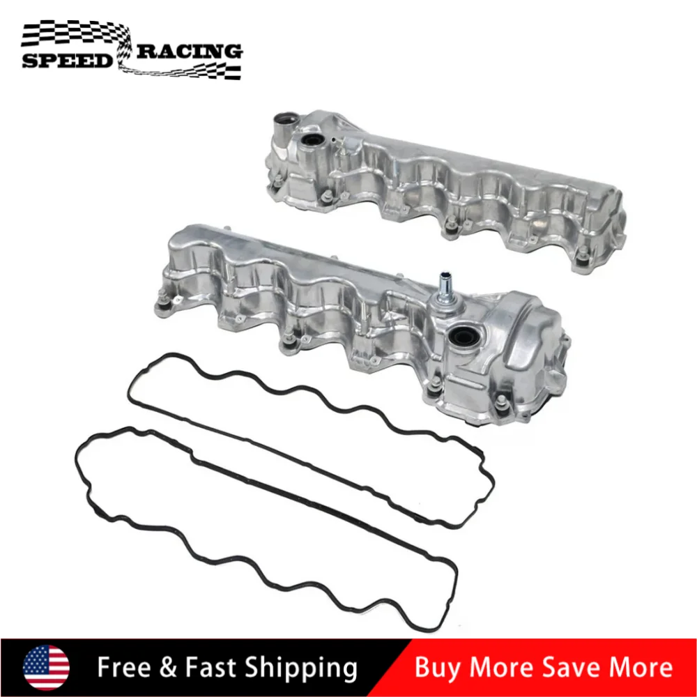 

9L1Z6582D 264-908 9L1Z6582C 264-909 Pair LH+RH Engine Valve Cover Set For 2007-2010 Ford Explorer Sport Trac V8 4.6L