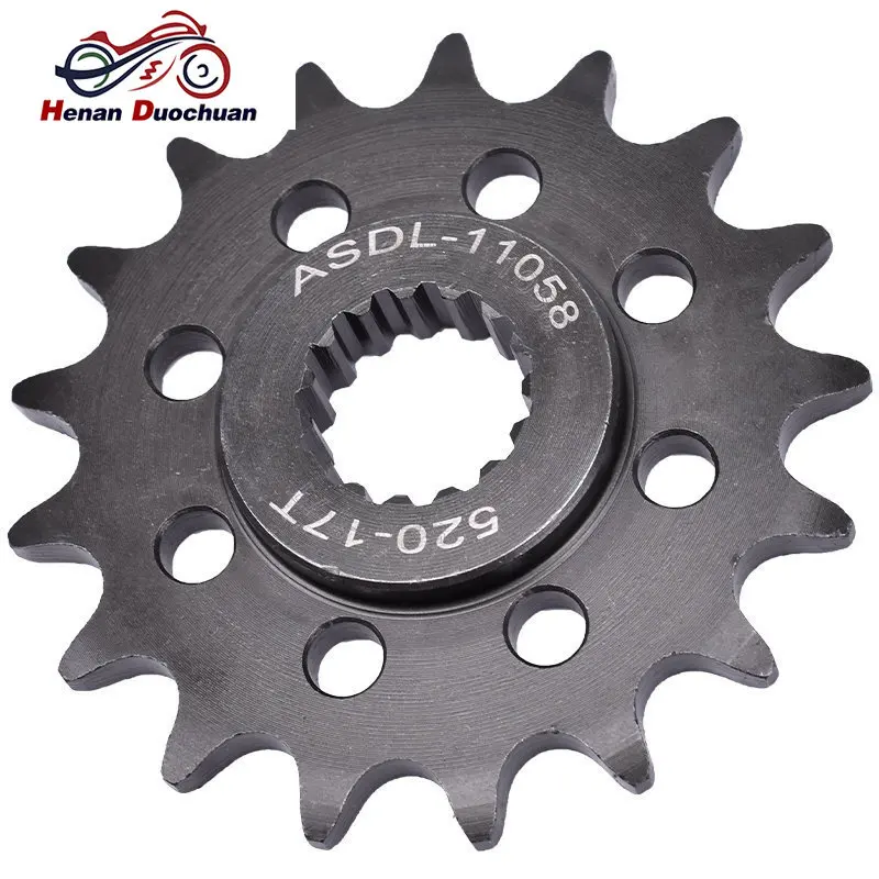 Front Sprocket For KTM 890 Adventure R Rally 2021 620 EGS-E Adventurer 620 SC Supermoto 520 15T 520 16T 520 17T Gear Wheel Cam