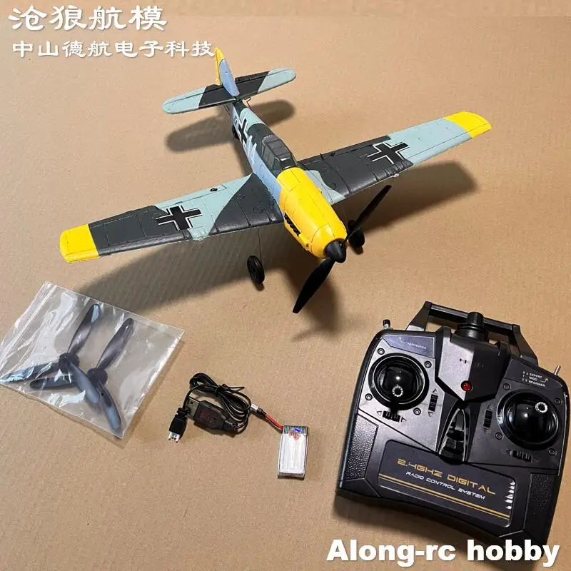 

Volantex rc 761-11 Bf109 Fighter 400mm Wing Span 2.4G Remote Control Aircraft RTF One Stunt with X pilot Stabilization System