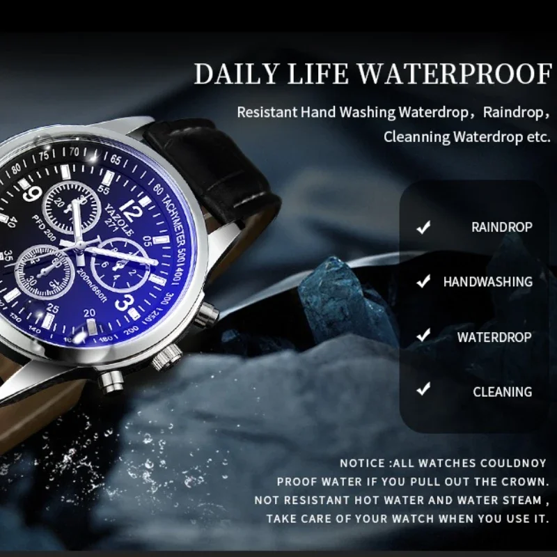 Лучший бренд, роскошные светящиеся мужские часы, спортивные военные кварцевые часы, повседневные кожаные мужские наручные часы, relogio masculino