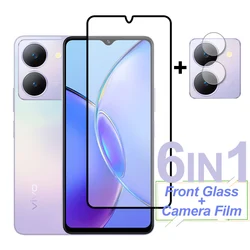 For ViVo Y27 5G Glass Screen Protector Full Cover Tempered Glass On ViVo Y27 Y27S Protective Phone Camera Lens Film ViVo Y27 4G