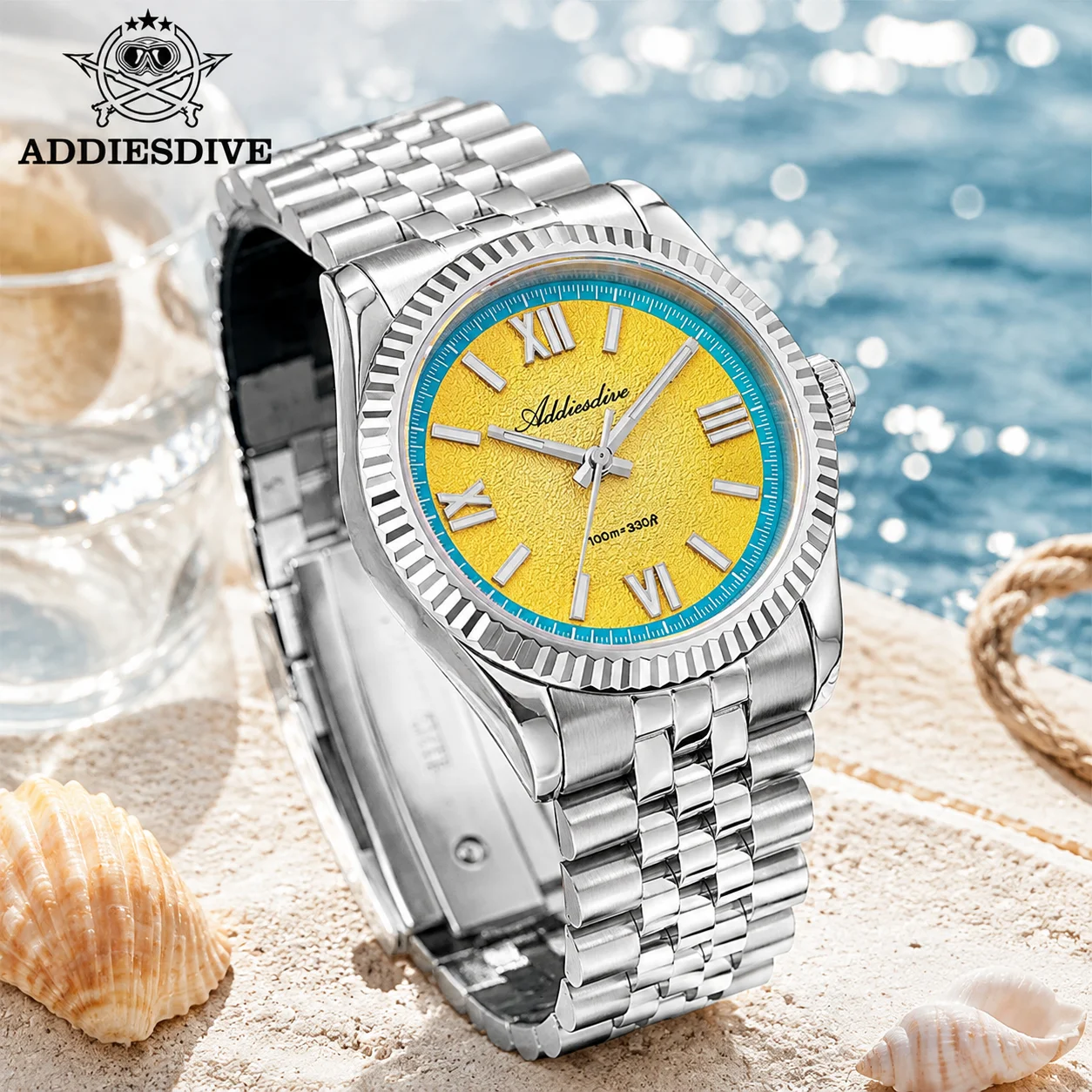 Luxury Watch Makes - ADDIESDIVE Lady Watches 36MM Sapphire Glass