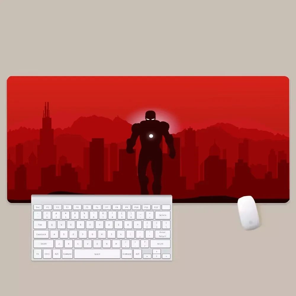 Imagem -04 - I-ferro Homem Herói Mousepad para Gamer Mouse Pad Tamanho l xl Xxl Recém-chegados