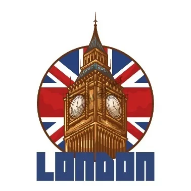 London England Flag Big Ben Emblem Creative PVC Car Stickers for Car Motorcycle Helmet Window Wall Decoration Accessories