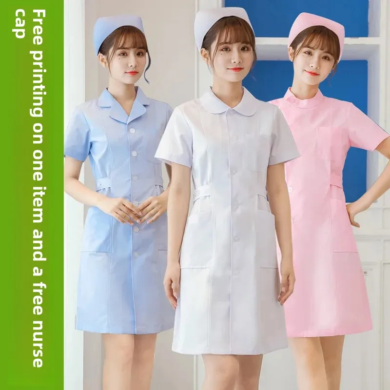 ensemble-d'uniformes-de-travail-pour-infirmieres-et-femmes-a-manches-courtes-ou-longues-col-de-poupee-grande-taille-pour-pharmacie-et-salon-de-beaute-vetements-a-usage-special