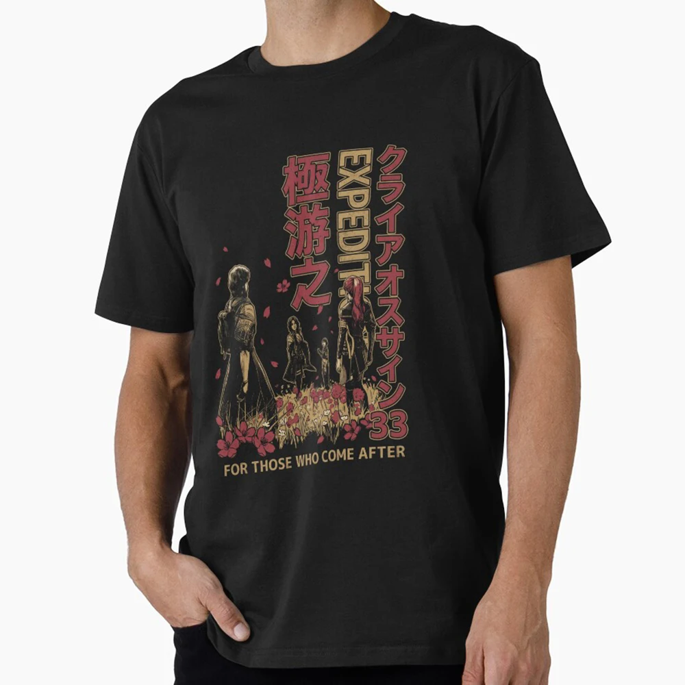 

Clair Obscur Expedition 33 Red Gommage Art Gift for RPG gamer 100% cotton O-Neck Short Sleeve Graphic T-Shirt All size tops